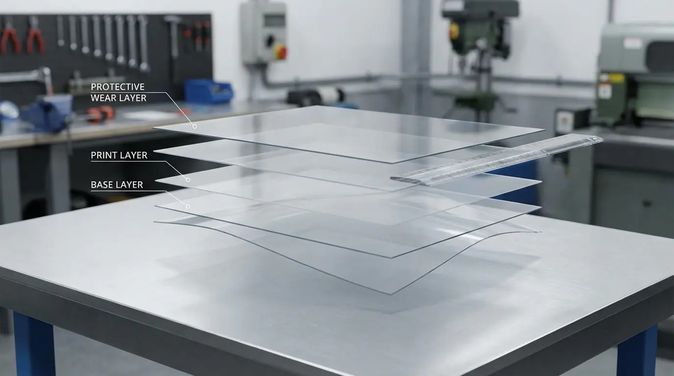 Structure of Wood PVC Film Supply