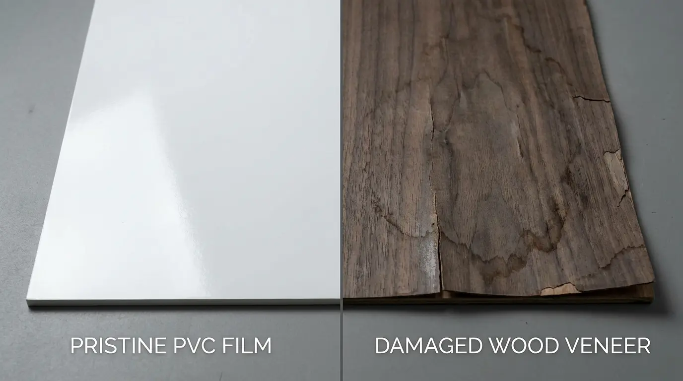 Wood PVC Film Supply durability comparison