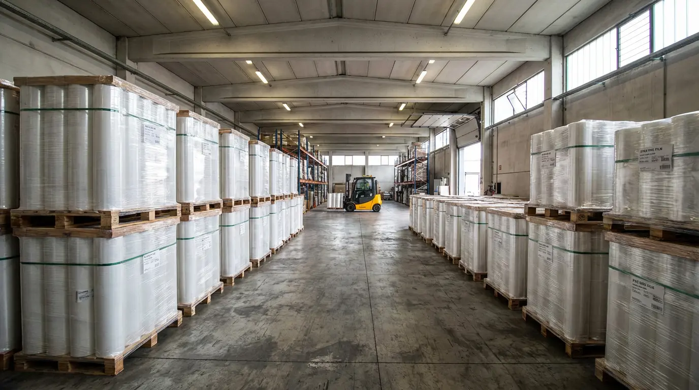 Logistics of Wood PVC Film Supply