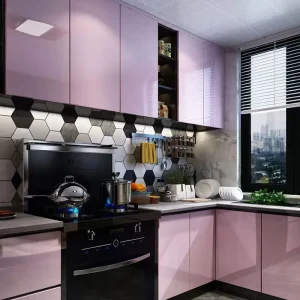 Glossy wardrobe film effect display effect display (2)