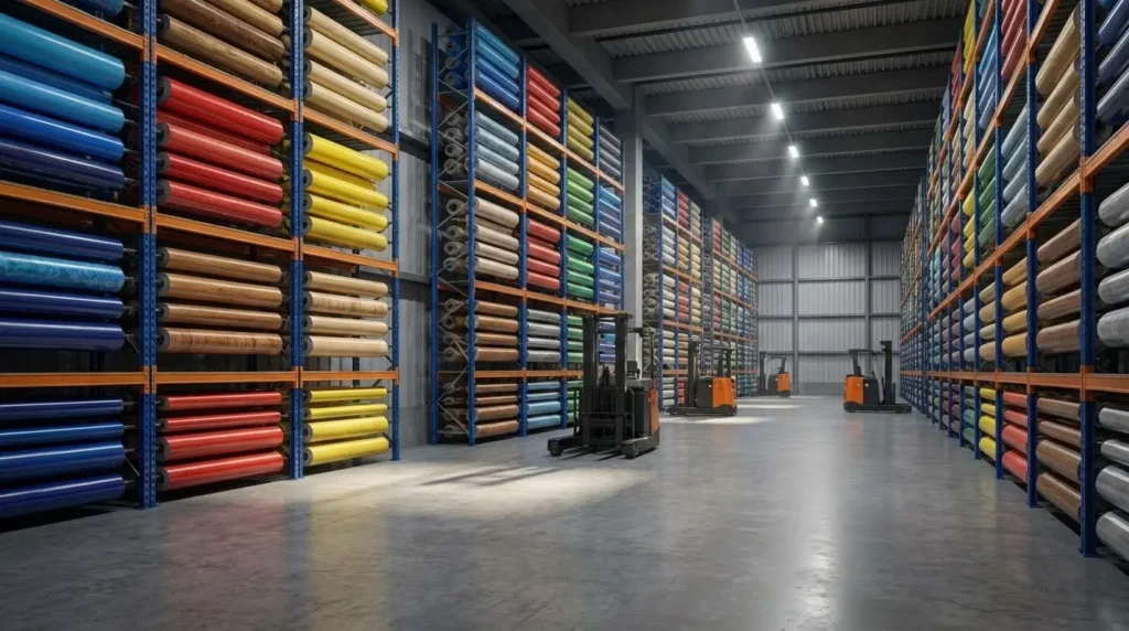 PVC Decorative Film Factory warehouse storage